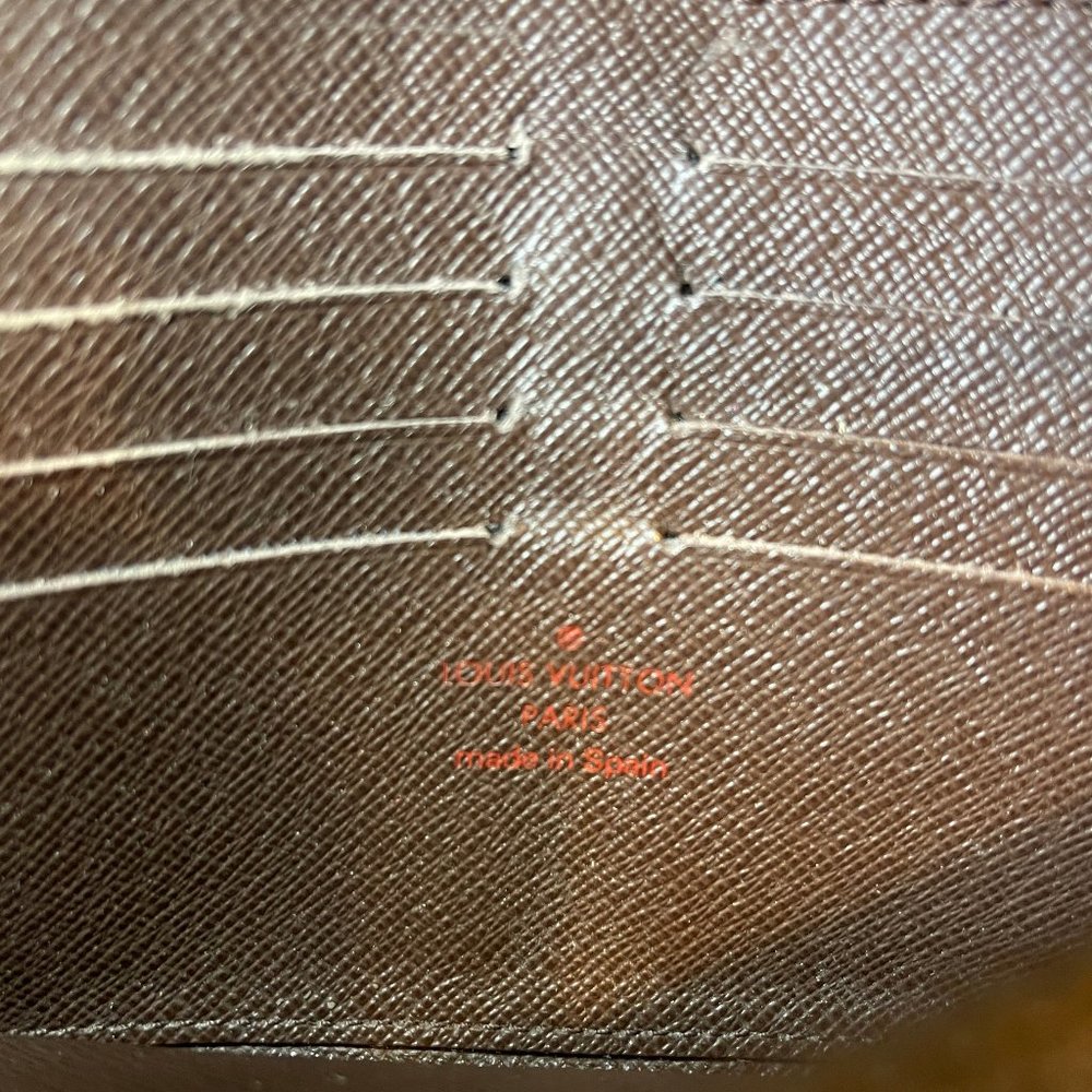 Auc Louis Vuitton Damier Ebene Sistina Long Wallet CA3069 - Picture 8 of 14